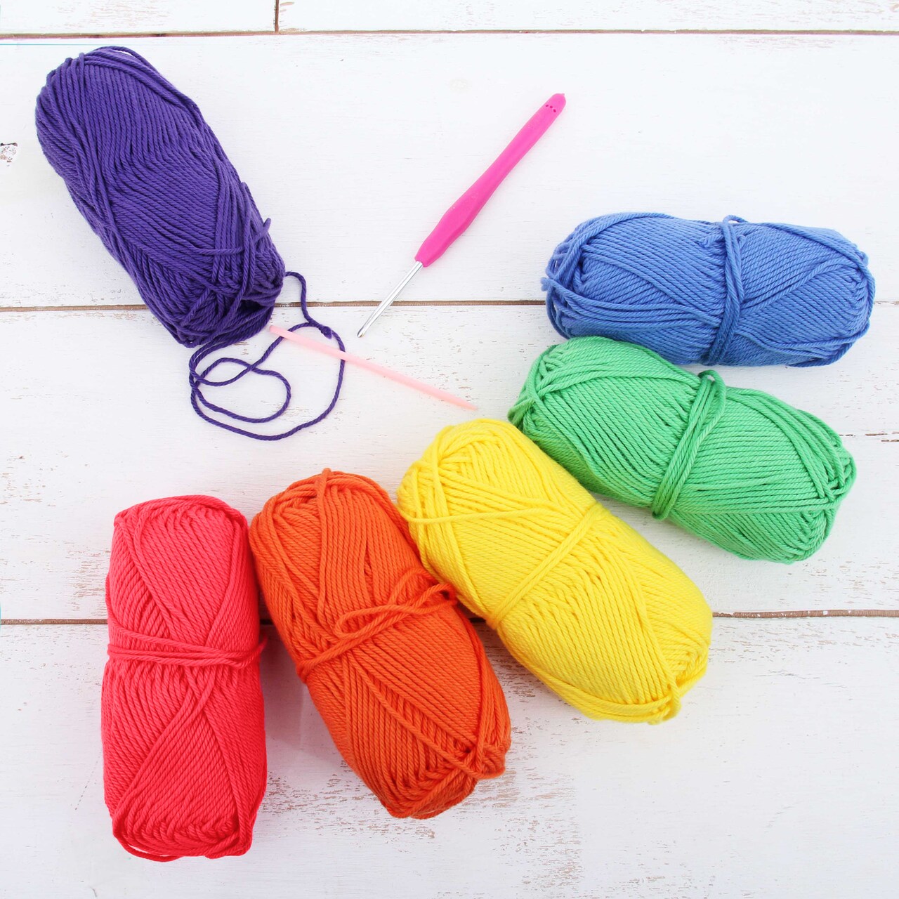Threadart Crochet 100% Pure Cotton Size 4 Yarn Sets | Each Skein is 50 grams | Worsted Medium #4 Yarn | 85 yds per Skein |18 Different Sets Available